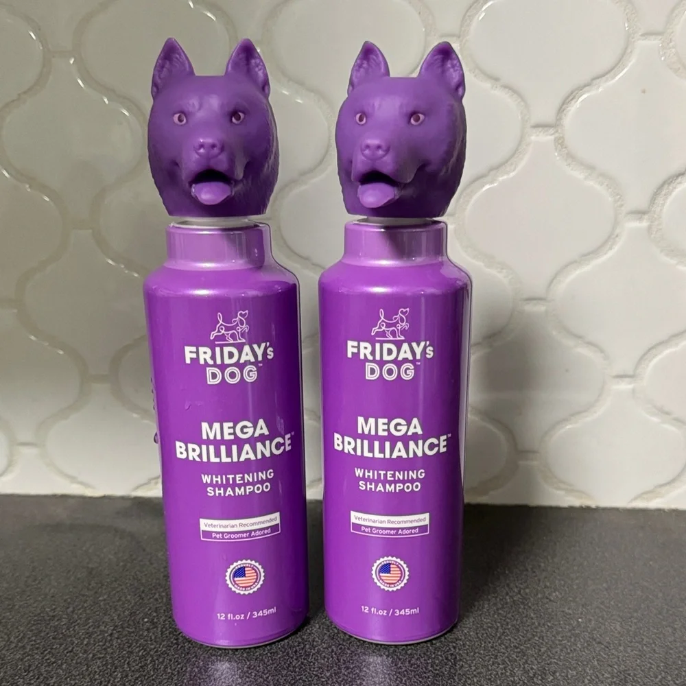 Friday's Dog Mega Brilliance Whitening Shampoo